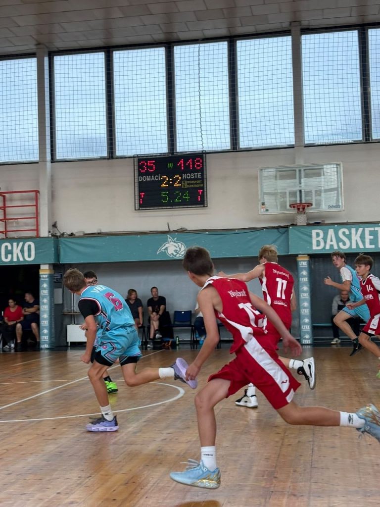 BA Nymburk U14 v Liberci dominoval hlavně v obraně a vyhrál 125:37 – fotografie 12