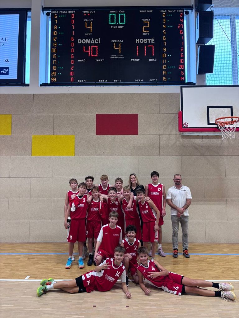 BA Nymburk U14 v Poděbradech zvítězila vysoko, trenér ale upozornil na chyby v přechodu i zakončení – fotografie 1